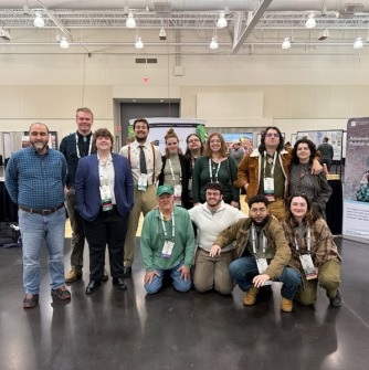 SSU students and professors at the NEGSA meeting