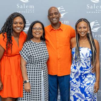 Nate Bryant and family at his retirement celebration