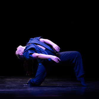 Student Dancing at conference