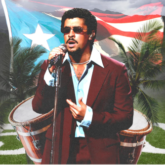 Bad Bunny Puerto Rico Flag Superbowl