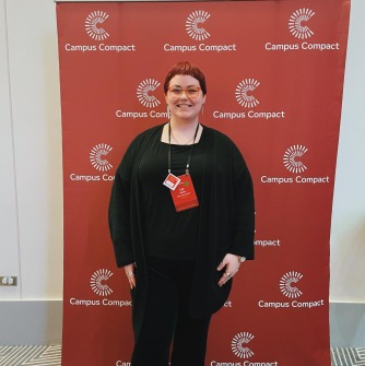 Liv Duarte at the Newman Civic Fellowship National Conference