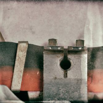 Closeup photo of typewriter ribbon