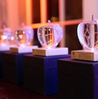 Crystal apples represent the top tier of educators in their fields