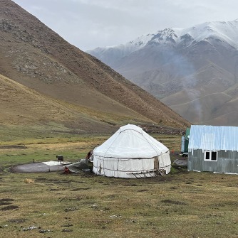 Shelter in the Tien Shan Mountains