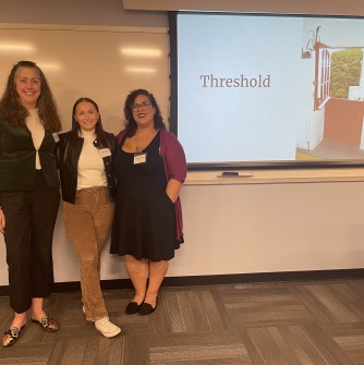 Larkin, Willis, and Yaeger at the Irish Studies conference