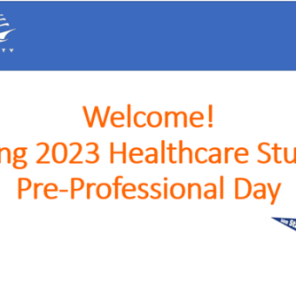Spring 2023 Healthcare Studies Pre-Professional Day