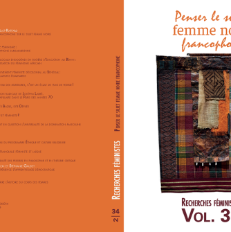 Penser le sujet femme noire francophone (Thinking about Black Francophone Women)