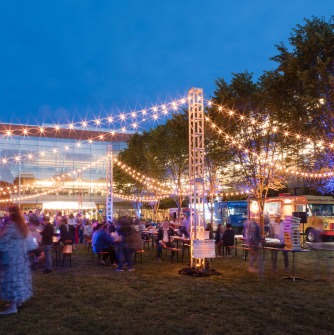 Alumni Weekend Feature event POMP: Party on McKeown Plaza