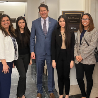 HSI MSI group with Senator Seth Moulton