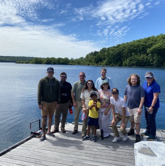 Last year's fellows met with staff at the Quabbin Reservoir to learn about water management in the commonwealth.