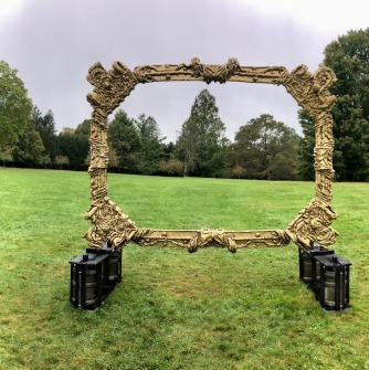 SEPTEMBER 11 (Maudslay State Park, Ma.), mixed media assemblage, 2021