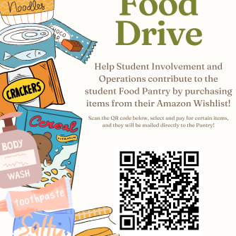 Food drive flyer