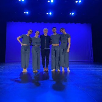 Cast of rearrangement on the stage