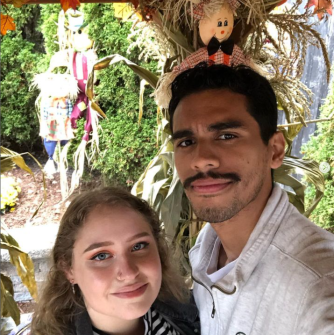 Julio Mota and his wife