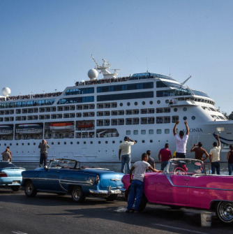 Cruise ship in Havana, Cuba