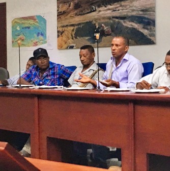 Communities speaking to mining representatives