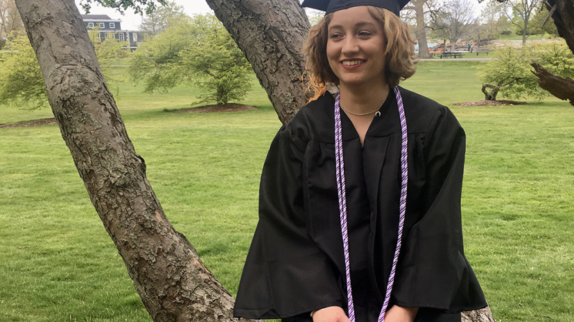 Scholarship recipient Sam Carroll '20