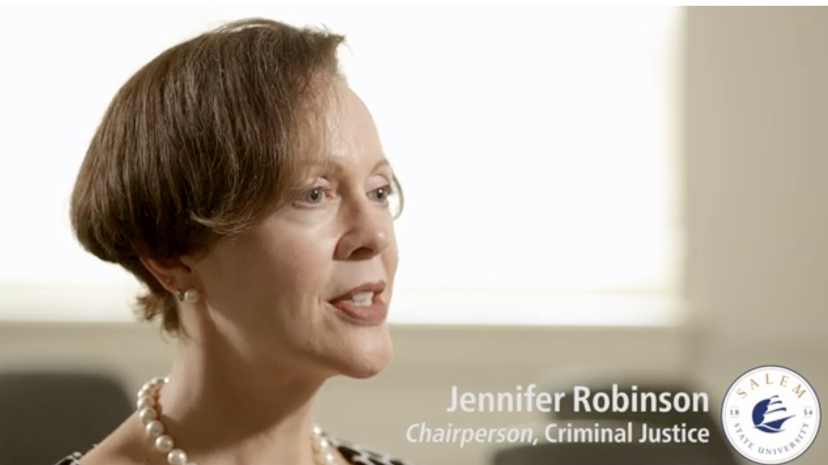 Criminal Justice chair Jennifer Robinson