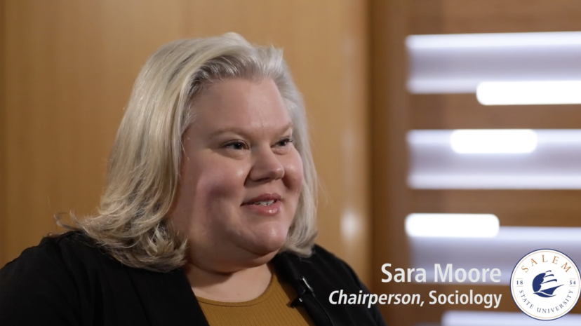 Sociology chair Sara Moore