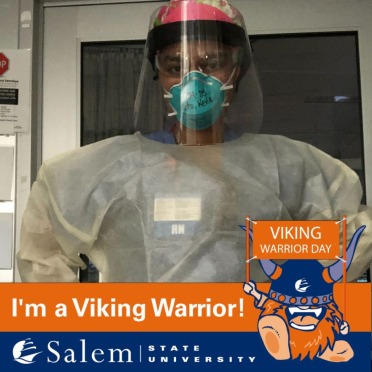 Keila Soto '13 is a Viking Warrior